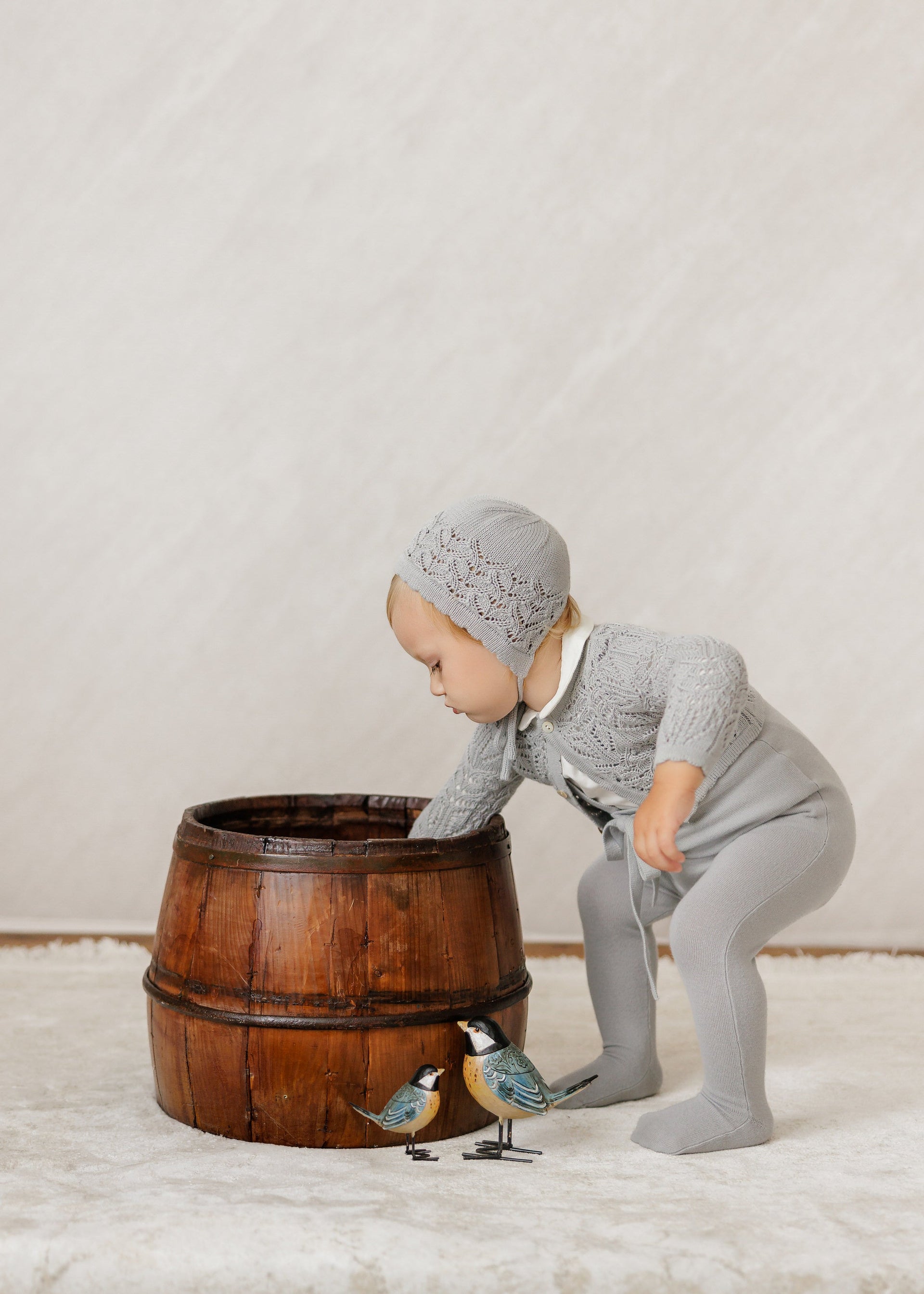 Eyelet Knit Set
