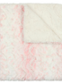 Lux Fur Blankets - Speckled Pink and Natural