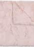 Lux Fur Blankets - Icy Rose Double Sided