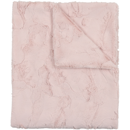 Lux Fur Blankets - Icy Rose Double Sided