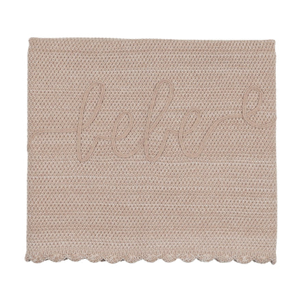 Scalloped Mélange Bebe Blanket