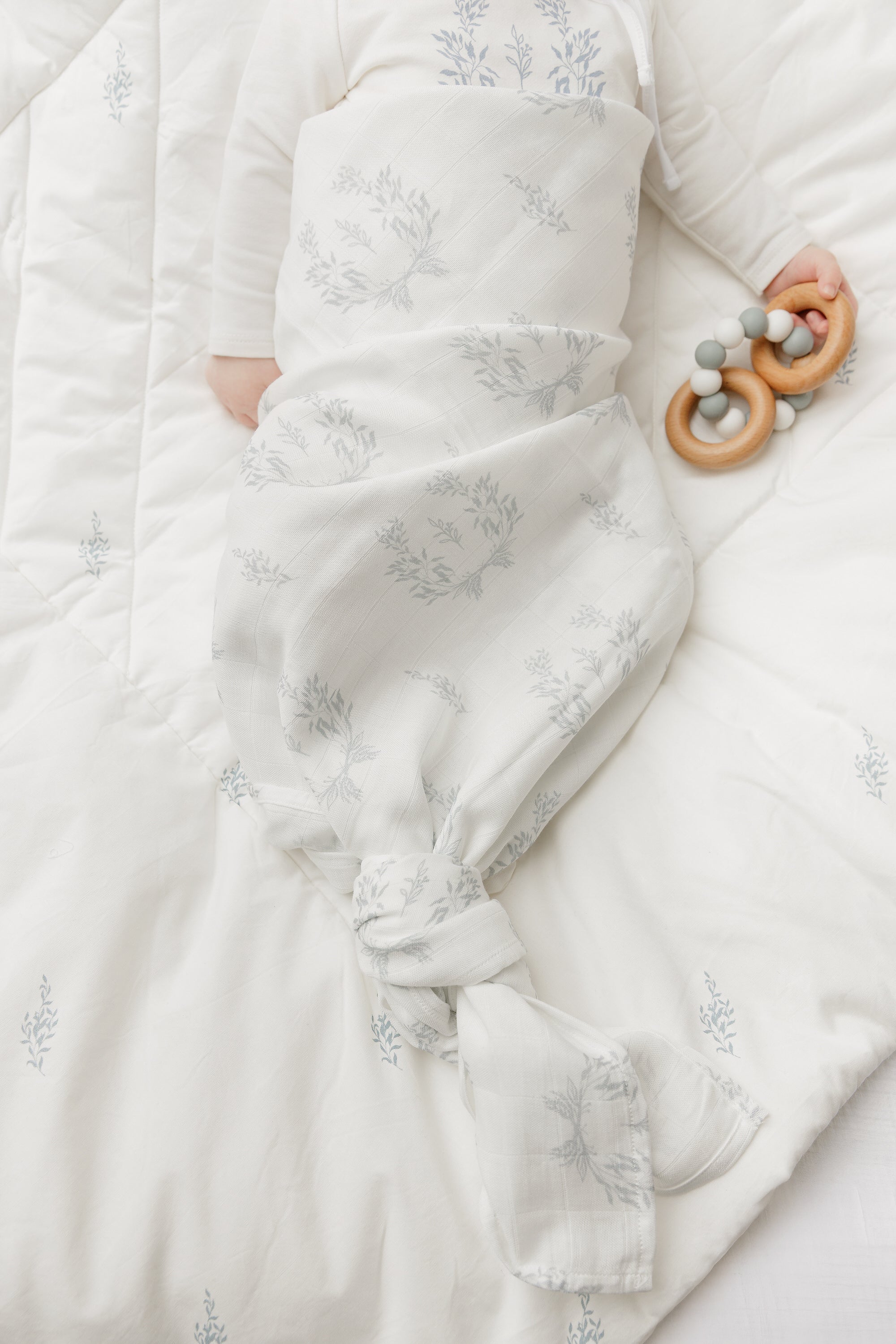 Botanical Swaddle - 2 pack - Blue