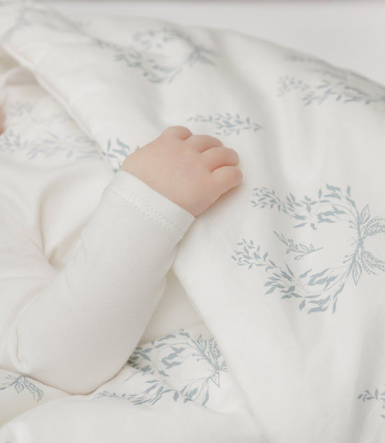Botanical Blue Footie + Bonnet