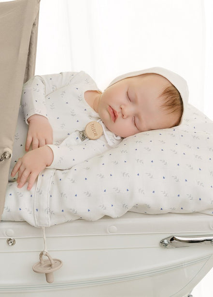 Teakettle Paci Clip - Blue
