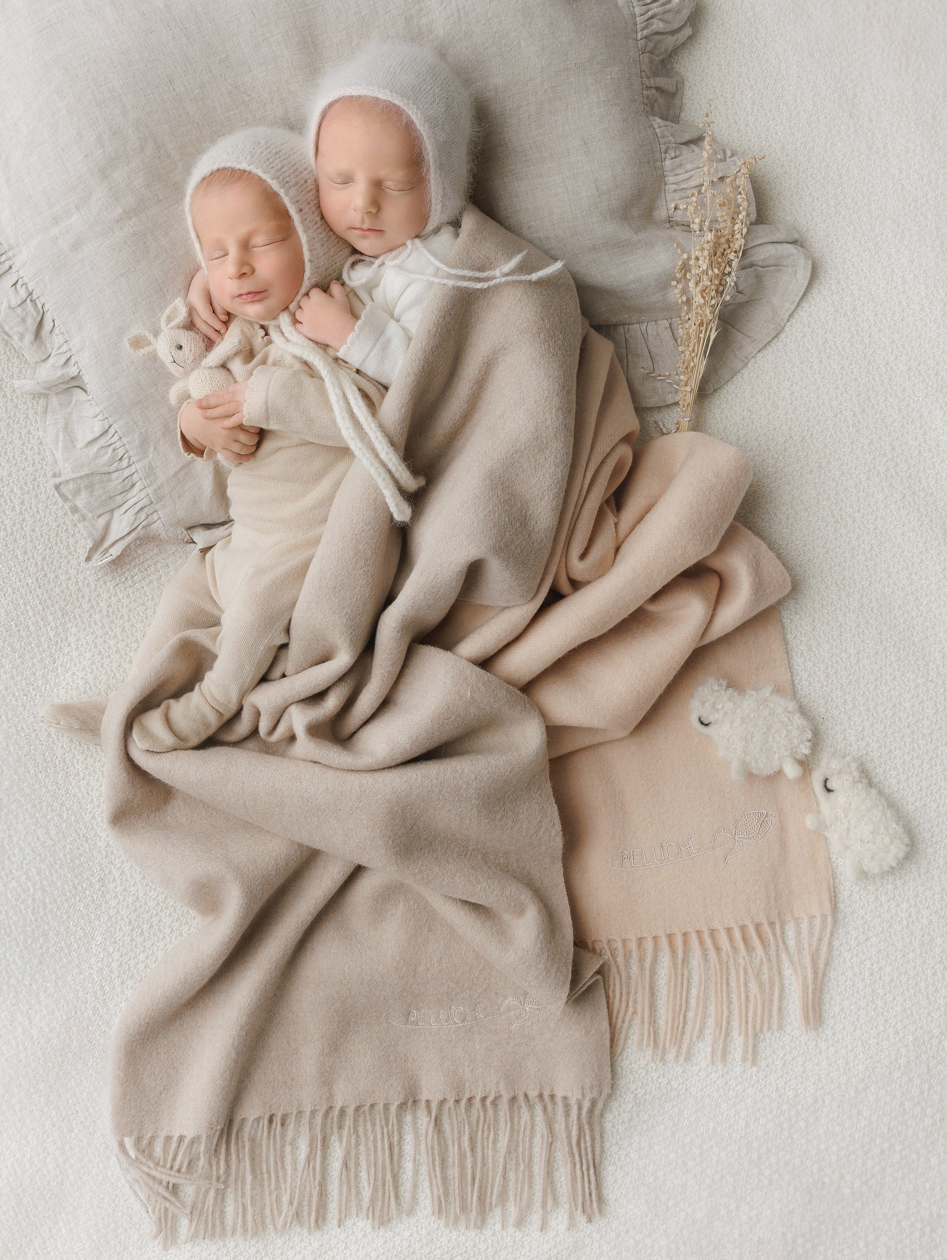 Lambswool Blanket - Taupe