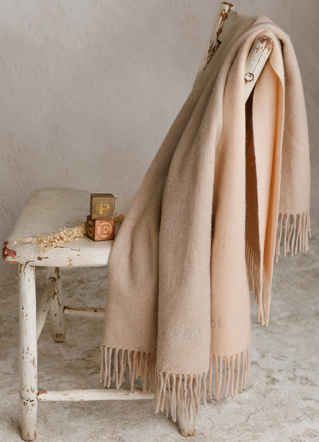 Lambswool Blanket - Taupe