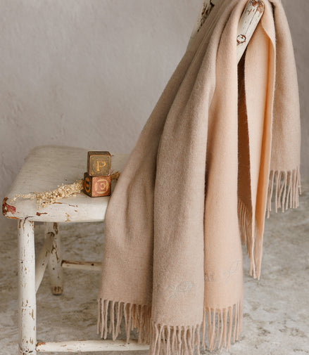 Lambswool Blanket - Taupe