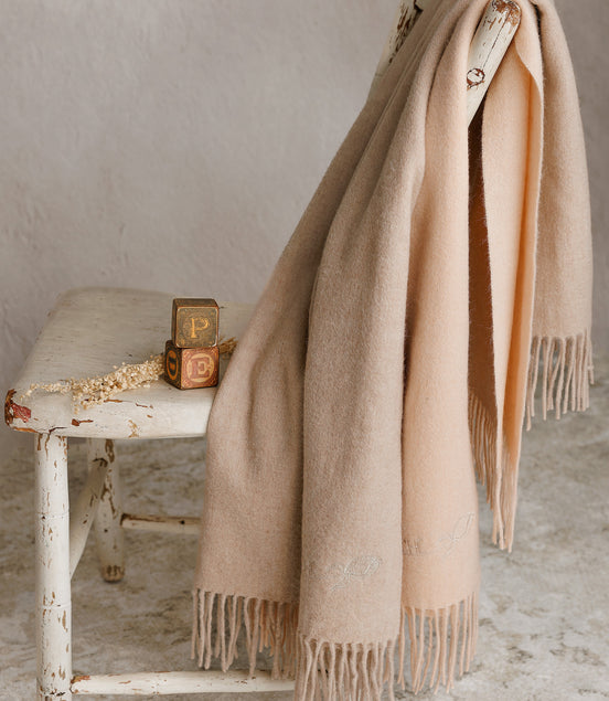 Lambswool Blanket - Taupe