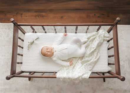 Footie with Emb Collar + Cardigan + Bonnet - Cream/Olive