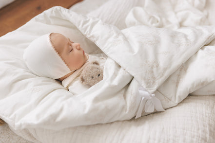 Botanical Baby Wrap + Playmat - Taupe