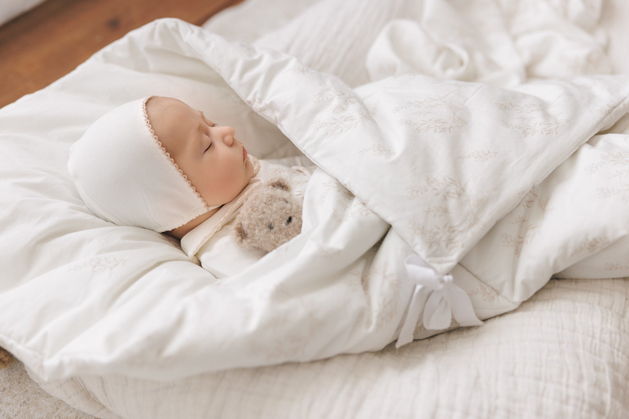 Botanical Baby Wrap + Playmat - Taupe
