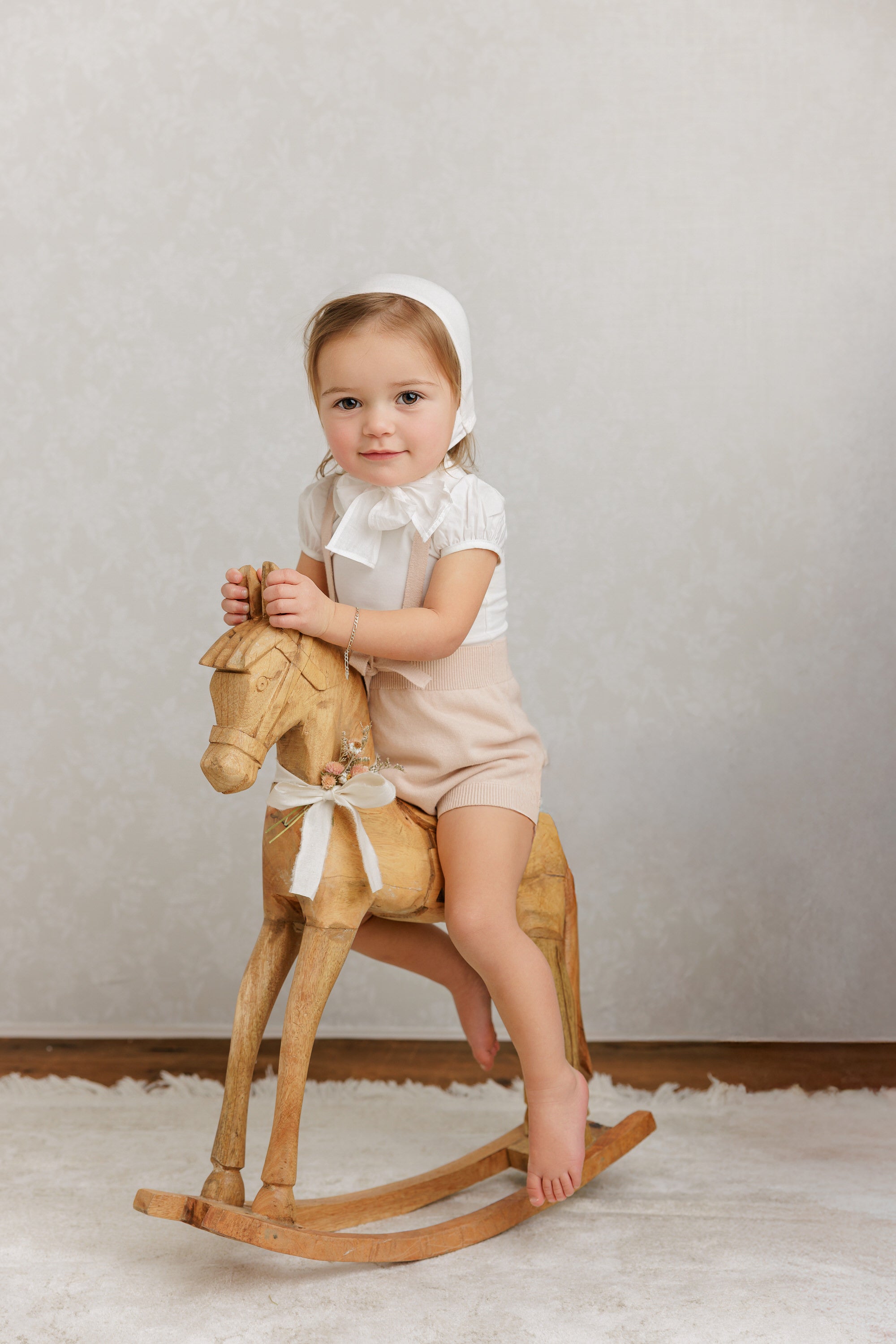 Knit Suspender Bloomers - Rose