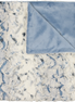 Lux Fur Blankets - Speckled Blue and Velvet Back