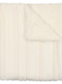 Lux Fur Blankets - Cream Panel
