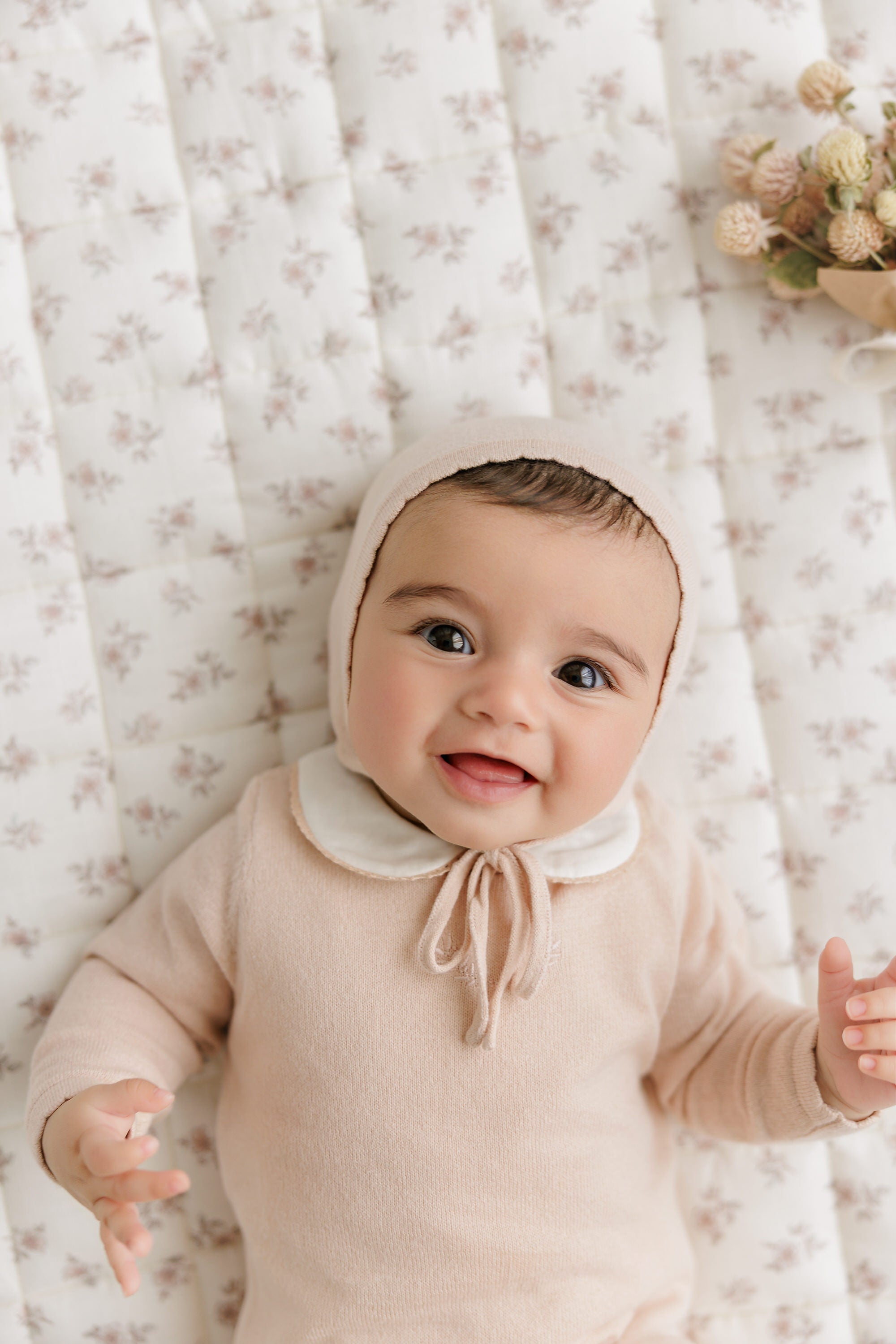 Sleeveless Bodysuit with Crochet Trim - Rose