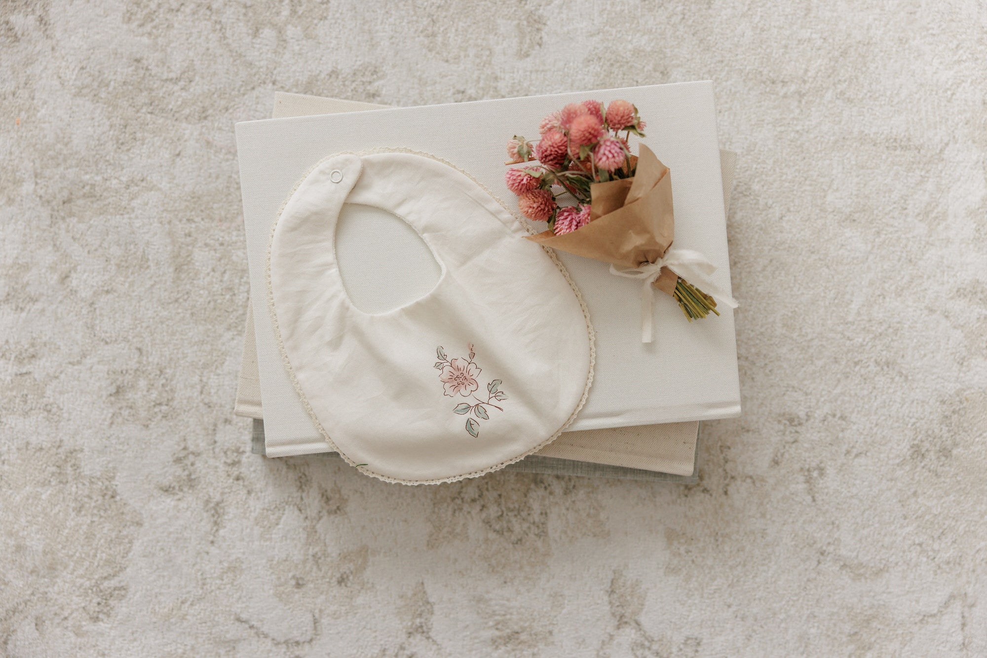 Blossom Bib - Rose
