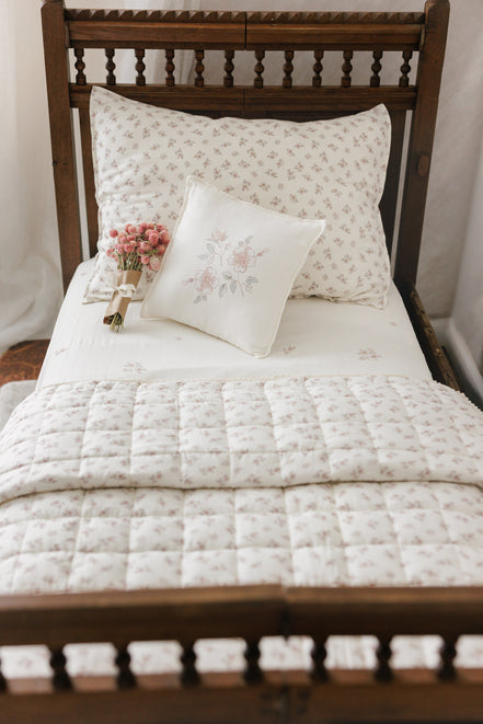 Blossom Standard Size Pillow - Rose