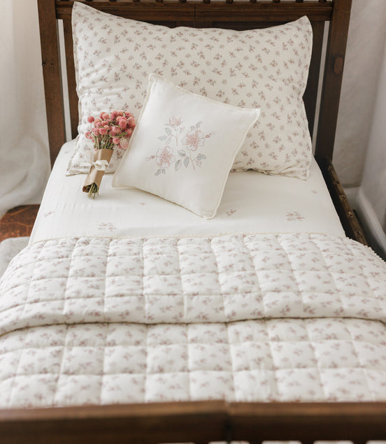 Blossom Standard Size Pillow - Rose