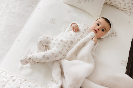 Blossom Fur Blanket - Rose
