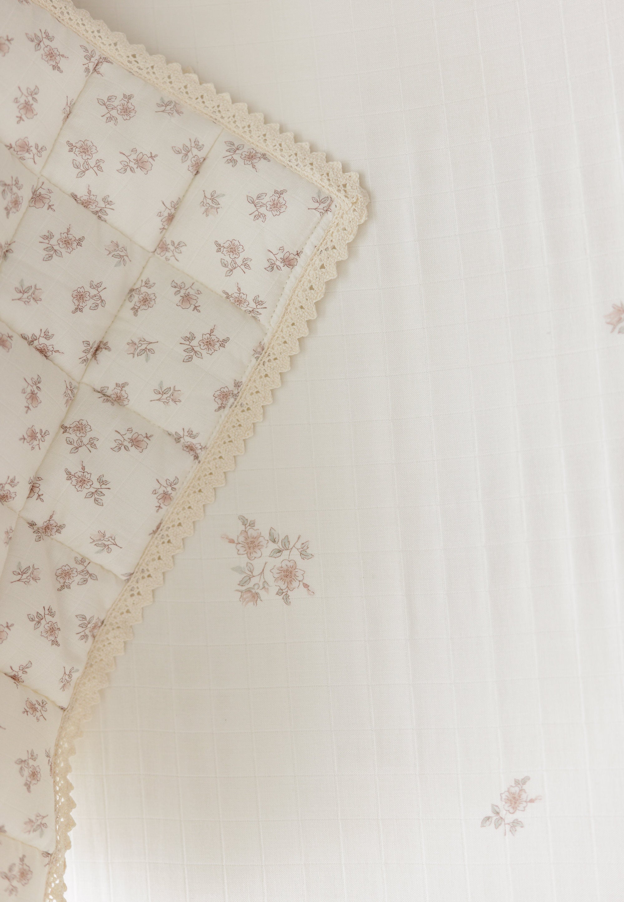 Blossom Crib Sheet - Rose