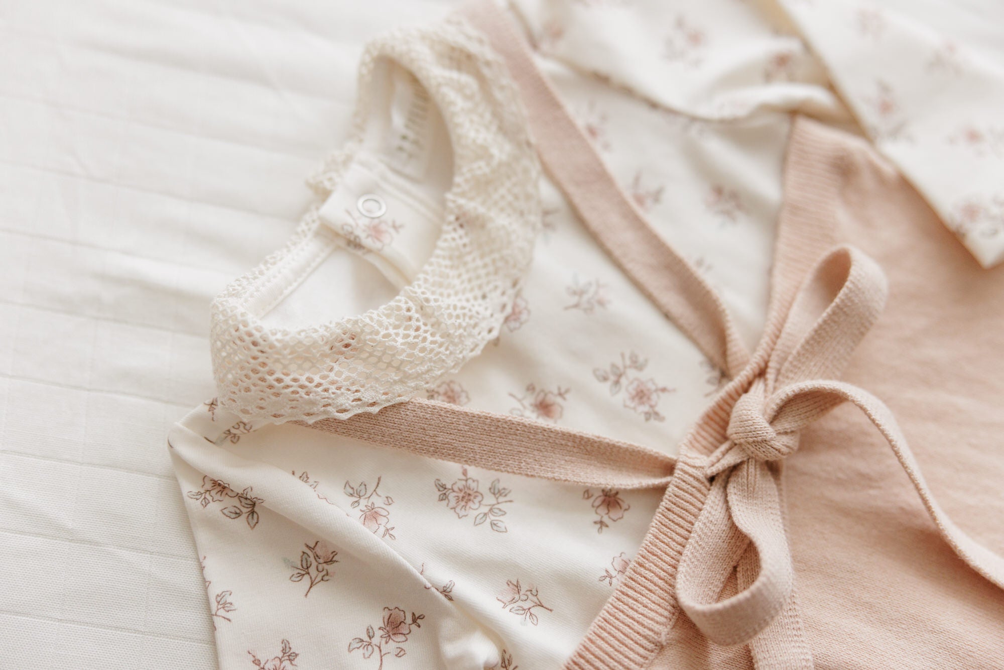 Blossom Bodysuit with Collar - Rose