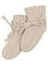 Knit Booties - Stone