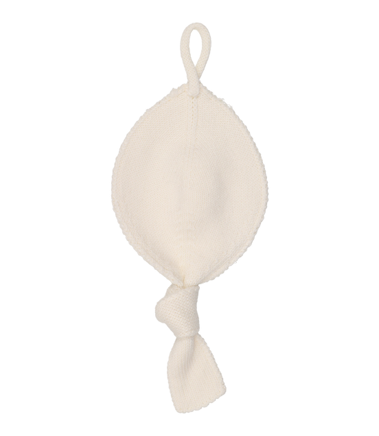 Knit Paci Holder - Cream