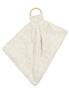 Mini Lux Fur Teethers with Wooden Ring - Natural
