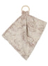 Mini Lux Fur Teethers with Wooden Ring - Oatmeal Heather