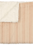 Lux Fur Blankets - Latte Panel