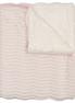 Lux Fur Blankets - Mauve Wave and Natural