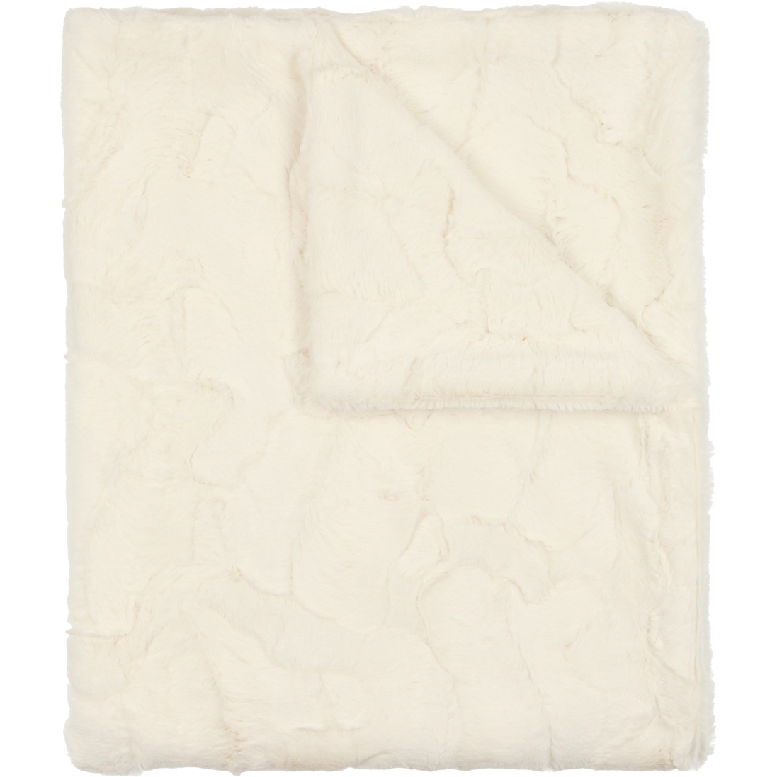 Lux Fur Blankets - Natural Double Sided