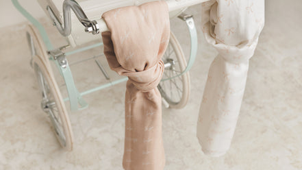 Bebe/Bows Swaddle - 2 pack - Pink