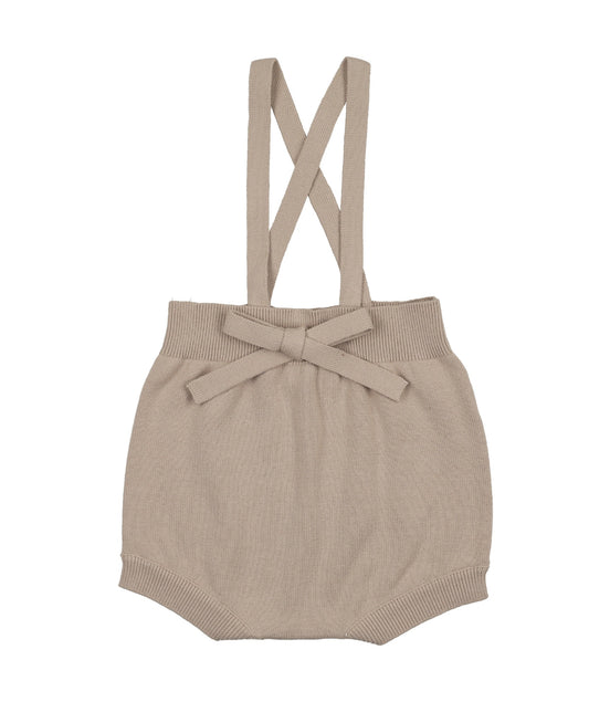 Knit Suspender Bloomers - Taupe