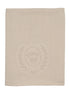 Peluche Embossed Knit Blanket - Stone