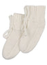 Knit Booties - Cream