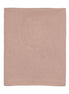 Peluche Embossed Knit Blanket - Rose
