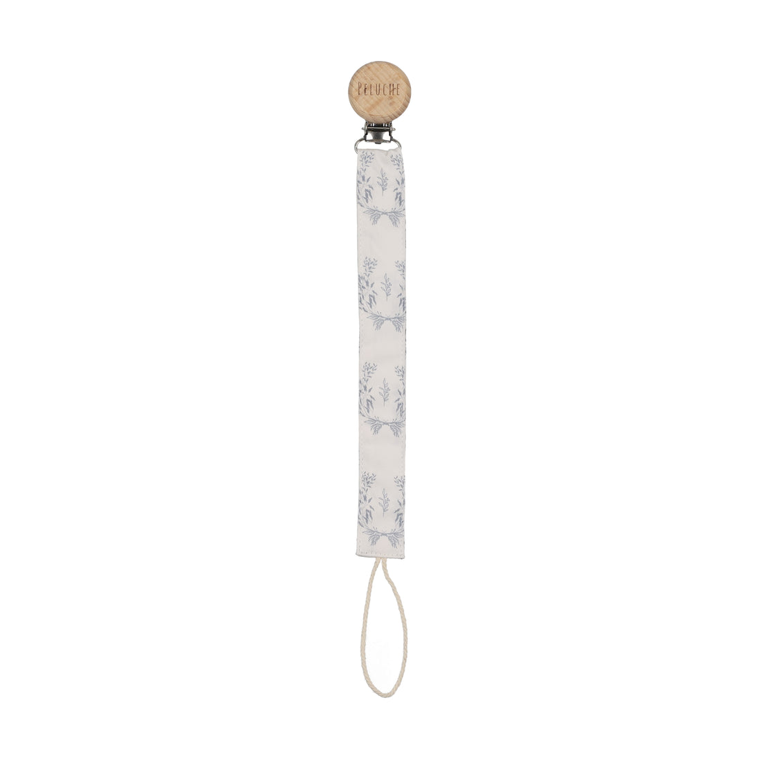 Botanical Paci Clip - Blue