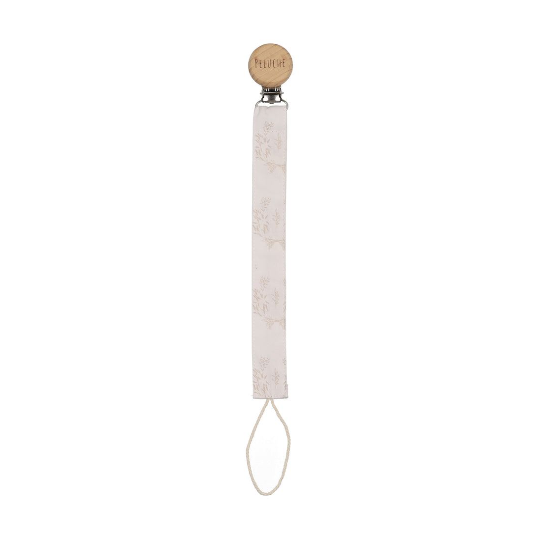 Botanical Paci Clip - Taupe
