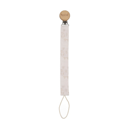 Botanical Paci Clip - Taupe