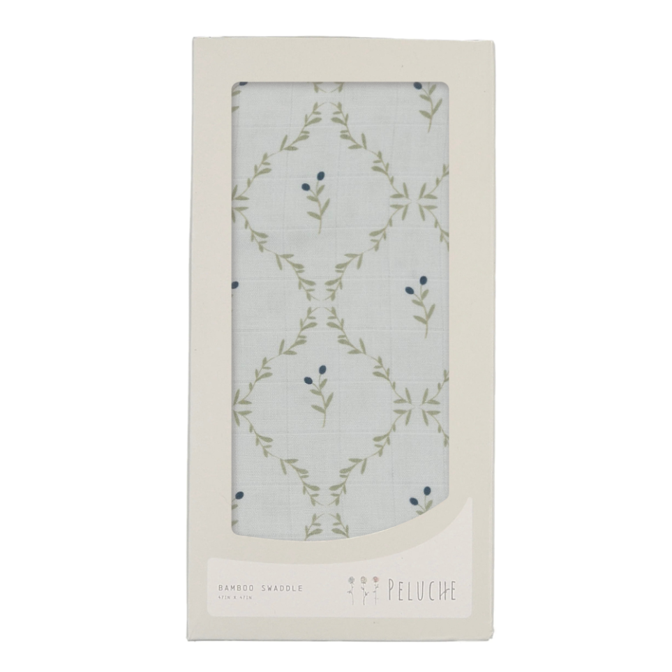 Lattice Swaddle Blue/Blueberry
