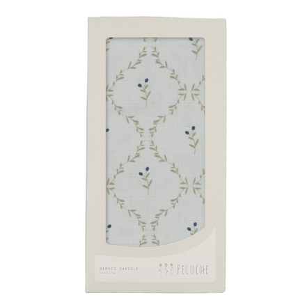 Lattice Swaddle Blue/Blueberry