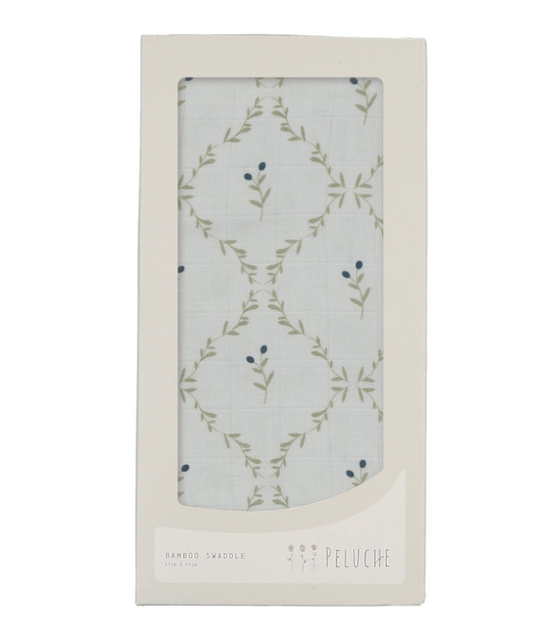 Lattice Swaddle Blue/Blueberry