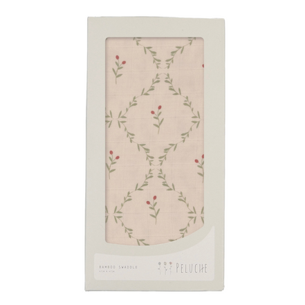Lattice Swaddle Pink/Berry