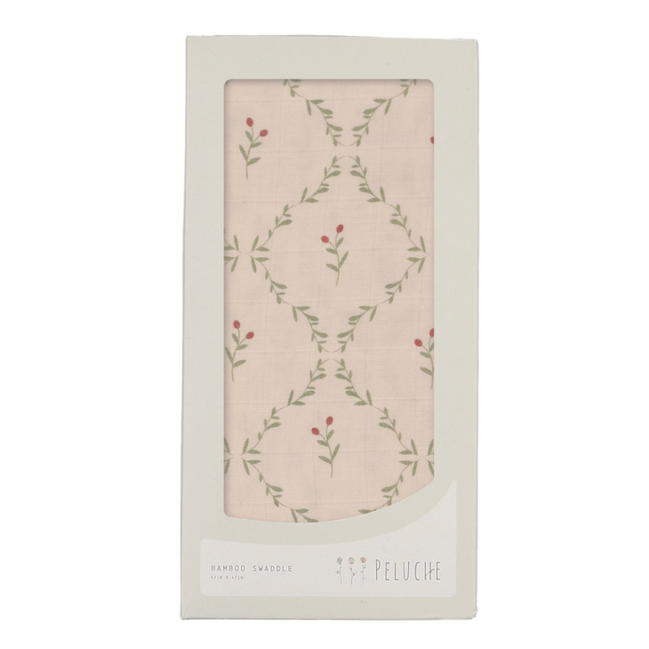 Lattice Swaddle Pink/Berry