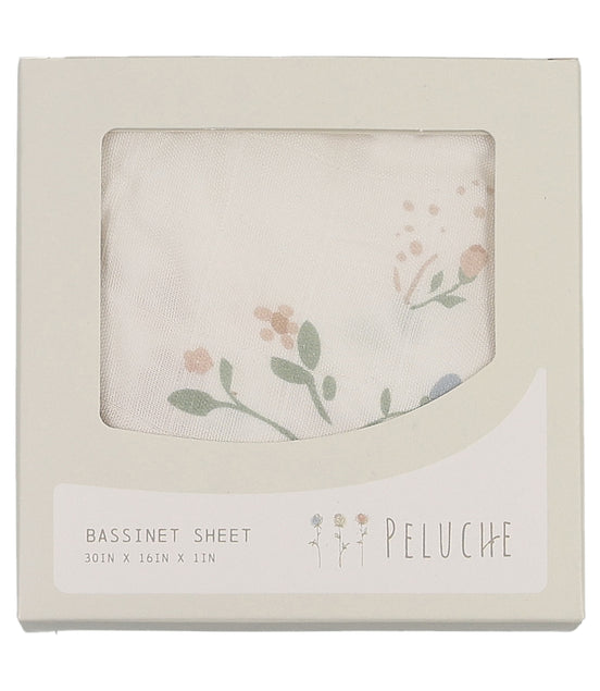 Floral Gingham Toddler Crib Sheet