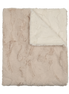 Lux Fur Blankets - Beige and Natural