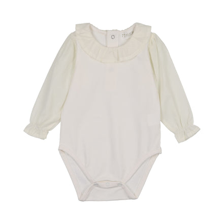 Blouse Sleeve Bodysuit - Cream