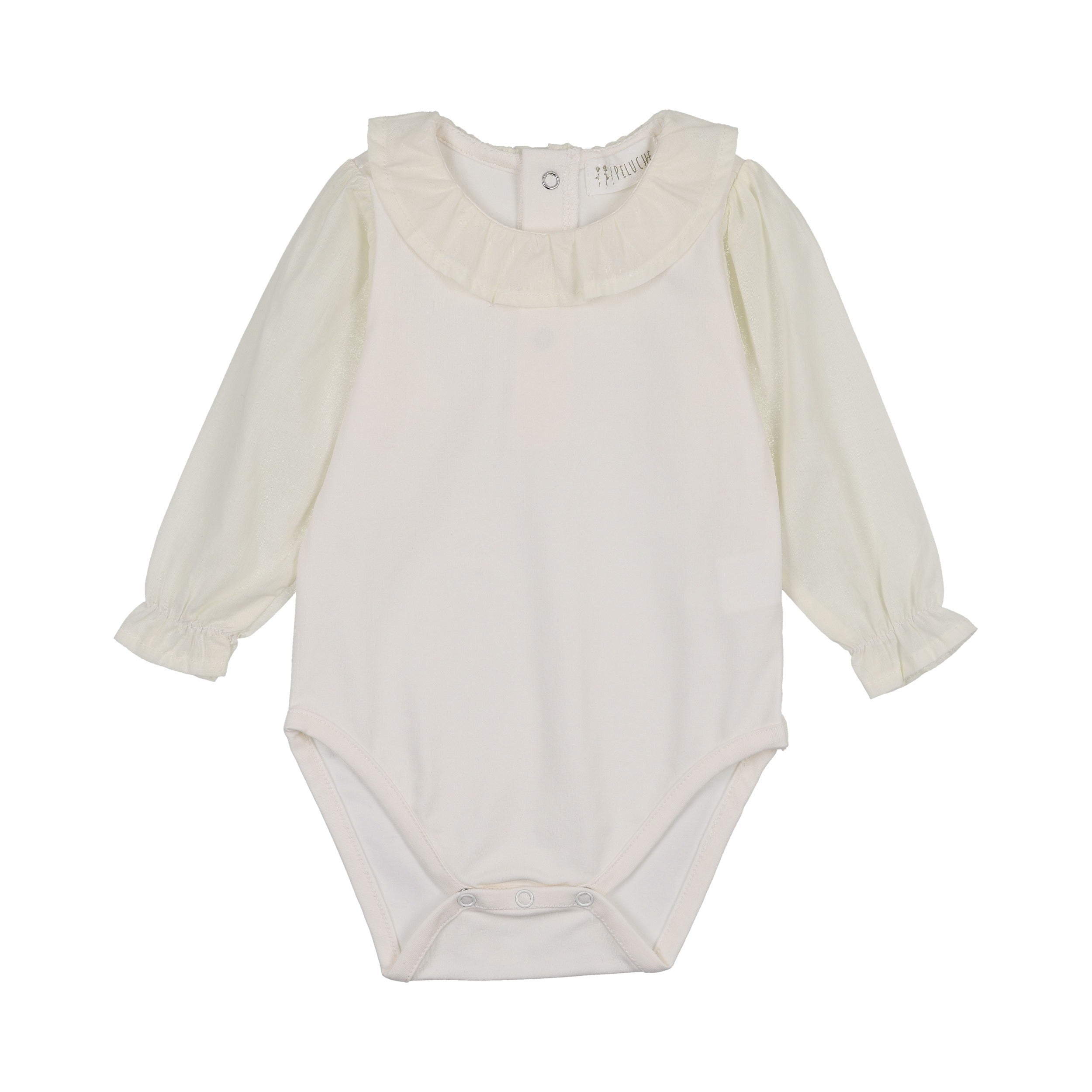 Blouse Sleeve Bodysuit - Cream