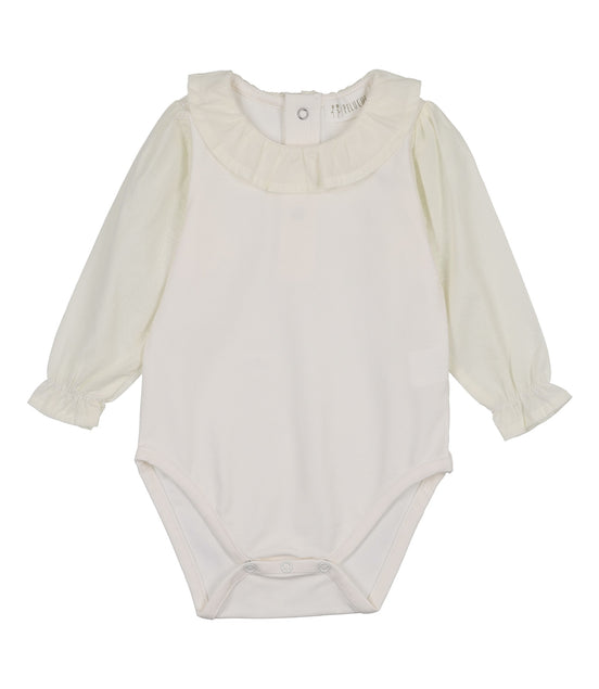 Blouse Sleeve Onesie - Cream